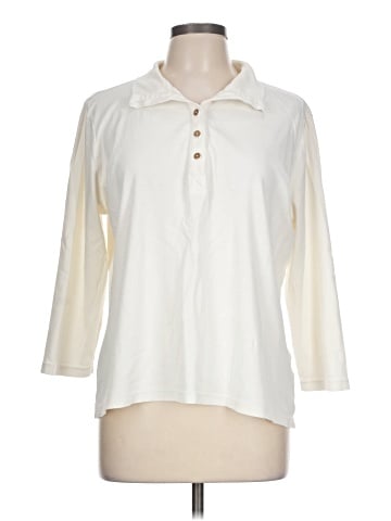 Lands' End 3/4 Sleeve Blouse (view 1)