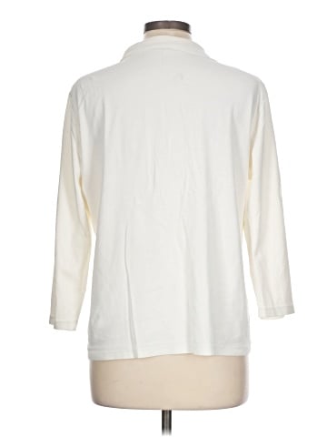 Lands' End 3/4 Sleeve Blouse (view 2)