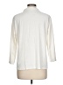 Lands' End 100% Cotton Ivory 3/4 Sleeve Blouse Size L - photo 2