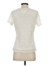 Calvin Klein Ivory Short Sleeve Top Size S - photo 2