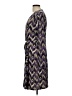 MICHAEL Michael Kors Chevron-herringbone Purple Cocktail Dress Size L - photo 5