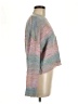 525 America Color Block Pink Pullover Sweater Size M - photo 4