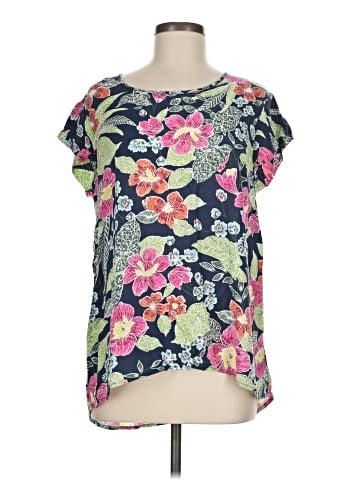 Ava Christine Short Sleeve Blouse (view 1)