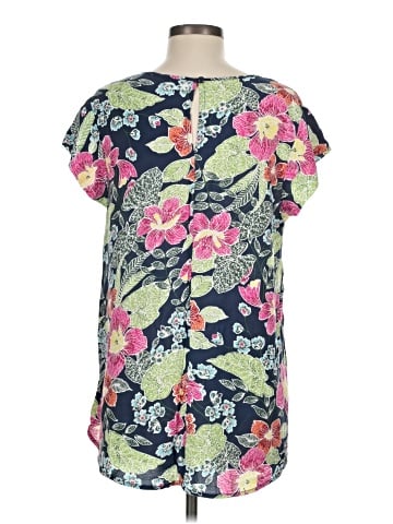 Ava Christine Short Sleeve Blouse (view 2)