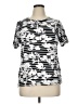 Allison Daley Floral Silver Active T-Shirt Size XL - photo 1