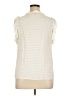 Paige 100% Viscose Ivory Sleeveless Blouse Size XL - photo 2