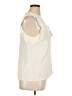 Paige 100% Viscose Ivory Sleeveless Blouse Size XL - photo 4