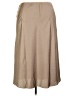 J.Crew 100% Polyester Solid Tan Casual Skirt Size XXL - photo 2