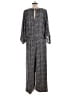 Garnet Hill Chevron-herringbone Gray Jumpsuit Size XL - photo 2