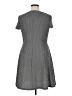 Elle Houndstooth Gray Casual Dress Size XL Petite - photo 2
