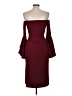 Milly Burgundy Cocktail Dress Size 4 - photo 2