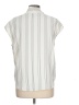 Ann Taylor 100% Polyester Stripes Ivory Sleeveless Blouse Size Lg Petite - photo 2