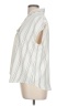 Ann Taylor 100% Polyester Stripes Ivory Sleeveless Blouse Size Lg Petite - photo 5