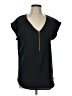Express Black Short Sleeve Blouse Size L - photo 1