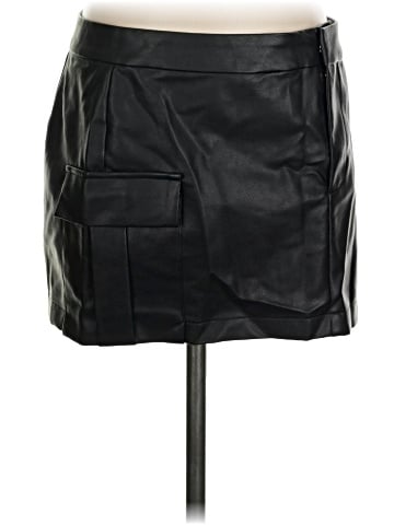 Superdown Faux Leather Skirt (view 1)
