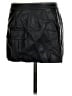 Superdown 100% Polyurethane Black Faux Leather Skirt Size S - photo 2
