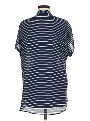 Suzanne Betro Short Sleeve Button-Down Shirt (view 2)
