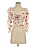 Zara Ivory 3/4 Sleeve Blouse Size XS - photo 1