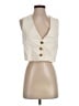 Zara 100% Cotton Ivory Vest Size S - photo 1