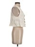 Zara 100% Cotton Ivory Vest Size S - photo 4