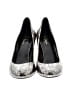 Cole Haan 100% Leather Animal Print Silver Heels Size 8 1/2 - photo 2
