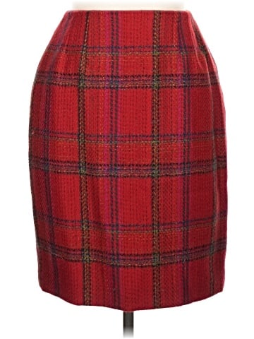 Linda Allard Ellen Tracy Wool Skirt (view 1)