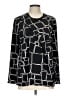 Alfani Black Long Sleeve Blouse Size L - photo 1