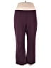 Ann Taylor Solid Burgundy Active Pants Size XL - photo 1