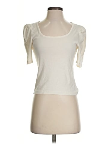 Madewell Puff-Sleeve Scoopneck Tee (view 1)