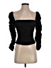 Reformation Black 3/4 Sleeve Top Size 4 - photo 1