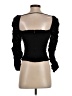 Reformation Black 3/4 Sleeve Top Size 4 - photo 2