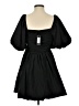 PrettyLittleThing Solid Black Cocktail Dress Size 4 - photo 2