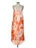 Lush 100% Polyester Tie-dye Orange Casual Dress Size L - photo 2