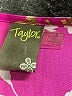 Taylor 100% Polyester Floral Pink Cocktail Dress Size 8 - photo 7