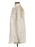 Crescent Color Block Ivory Long Sleeve Button-Down Shirt Size S - photo 5