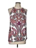 INC International Concepts Silver Sleeveless Blouse Size L - photo 1