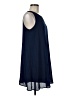 Adrienne Solid Blue Casual Dress Size M - photo 4