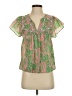 BA&SH Green Short Sleeve Blouse Size Sm (1) - photo 1