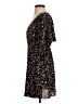 Aqua Floral Black Casual Dress Size XS - photo 5
