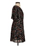 Aqua Floral Black Casual Dress Size XS - photo 4