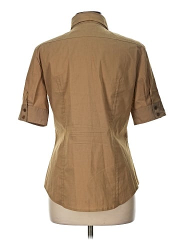 New York & Company Short Sleeve Blouse (view 2)