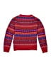 Crewcuts 100% Wool Print Red Wool Pullover Sweater Size 12 - photo 2