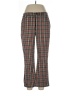 CAbi Plaid Red Casual Pants Size 10 - photo 1