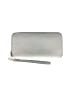 Fossil 100% Leather Silver Leather Wristlet One size - photo 1