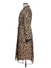 Marella Animal Print Brown Casual Dress Size 10 - photo 5