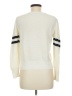 Muji 100% Cotton Color Block Ivory Pullover Sweater Size M - photo 2