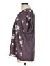 Papermoon 100% Polyester Purple Short Sleeve Blouse Size L - photo 5