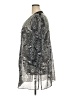 Perceptions 100% Polyester Gray Kimono Size 24 - photo 5