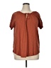 Eddie Bauer 100% Cotton Brown Short Sleeve Top Size XL - photo 1