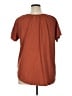 Eddie Bauer 100% Cotton Brown Short Sleeve Top Size XL - photo 2